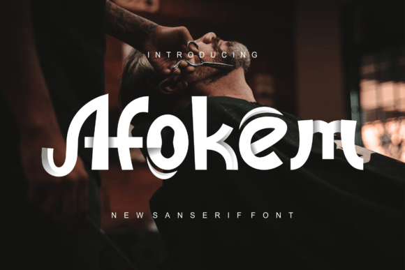 Afokem: A Stylish Display Font for Editorial Design
