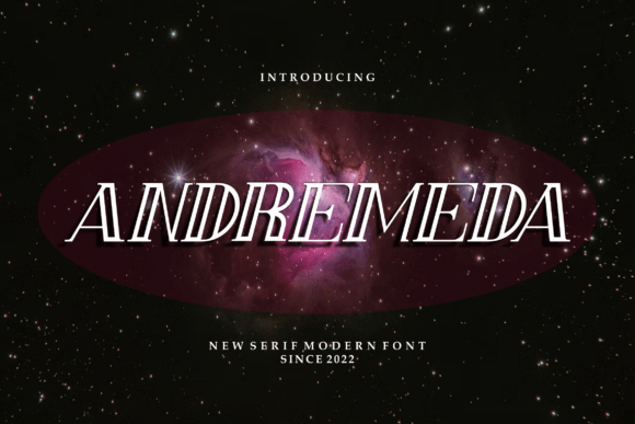 Andremeda: The Modern Display Font for Bold Campaigns