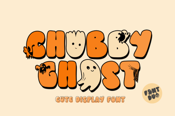 Chubby Ghost: A Playful Display Font for Your Brand