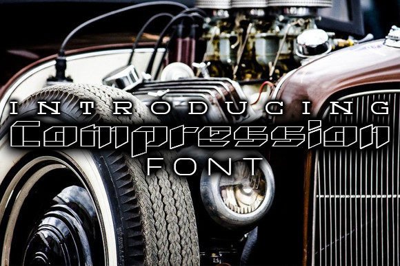 Compression: A Bold Display Typeface for Modern Editorial