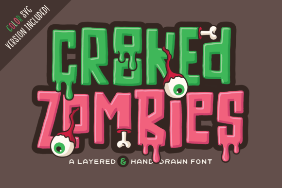 Crooked Zombies: A Unique Display Font for Web Design