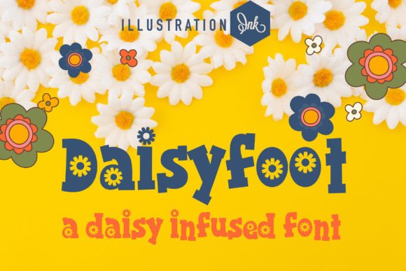 Daisyfoot: A Bold Serif Display Font for Creative Branding