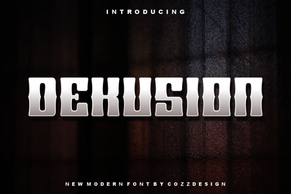 Dekusion: A Unique Display Font for Bold Branding