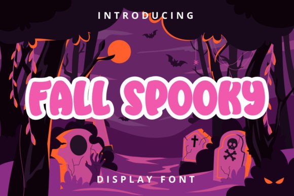Fall Spooky: A Stylish Display Font for Halloween Branding