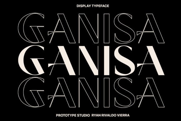 Ganisa: A Modern Display Font for Bold Web Design
