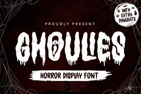Ghoulies: A Horror Display Font for Web Design