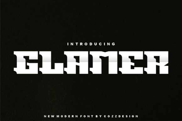 Glamer: A Modern Display Font for Bold Branding