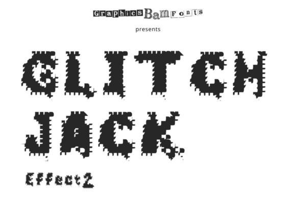 Glitch Jack Effect 2: A Bold Display Font for Modern Editorial Design