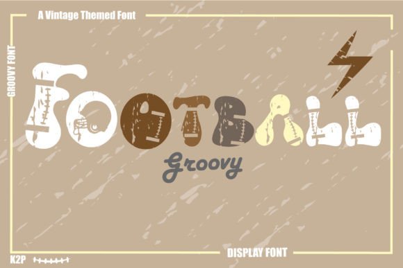 Groovy Football: A Bold Display Font for Web Design