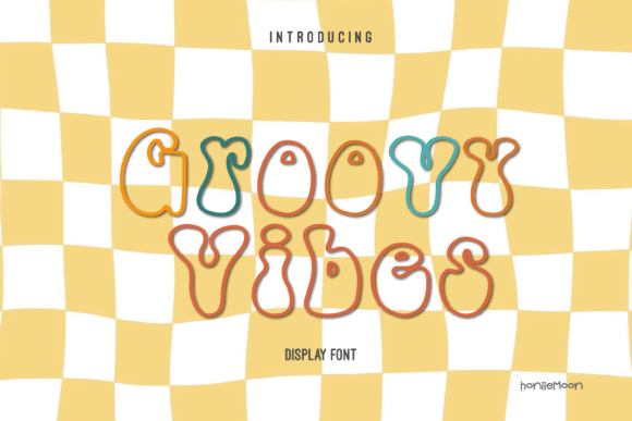 Groovy Vibes: A Fun Display Font for Brand Identity