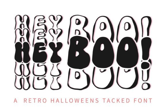 Hey Boo: A Retro Halloween Display Font for Campaigns