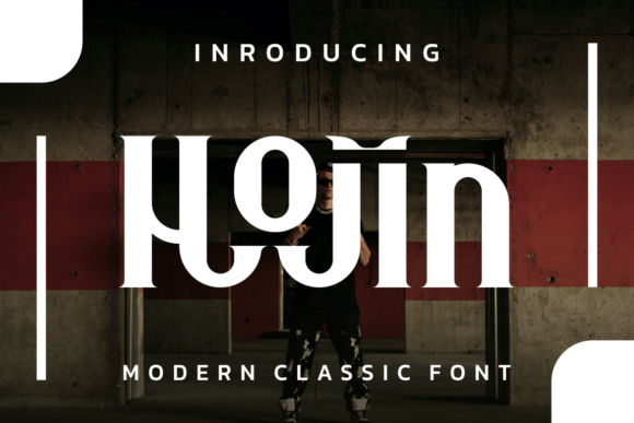 Hojin: A Modern Display Font for Bold Branding