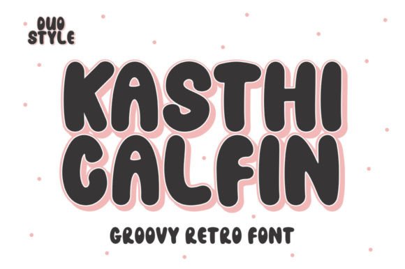 Kasthi Calfin: A Retro Display Font for Brand Identity