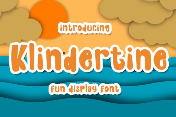 Kлиндertine: A Friendly Display Font for Small Business Branding