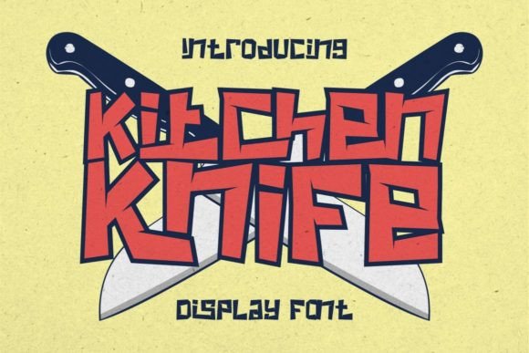 Kitchen Knife: A Bold Display Font for Web Design