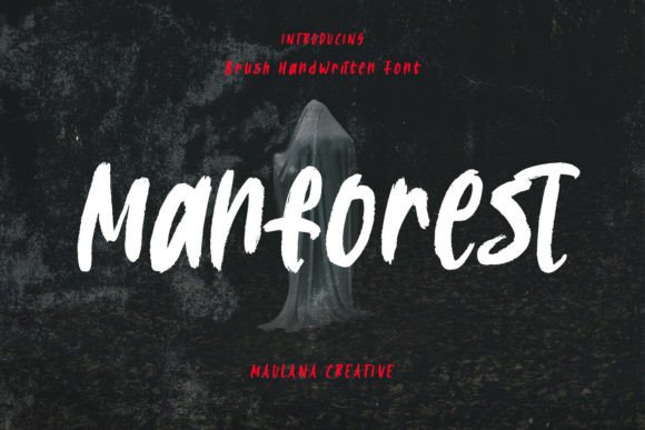 Manforest: A Modern Handwritten Display Font for Brands