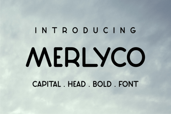 Merlyco: A Bold Display Font for Crafters