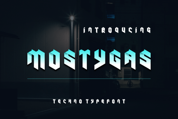 Mostygas: A Modern Display Font for Editorial Design