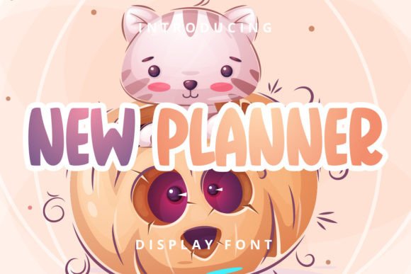 New Planner: A Modern Display Font for Editorial Design
