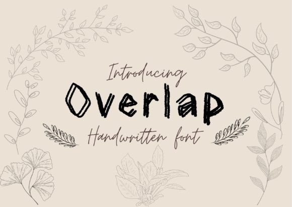 Overlap: A Hand-Carved Display Font for Bold Branding