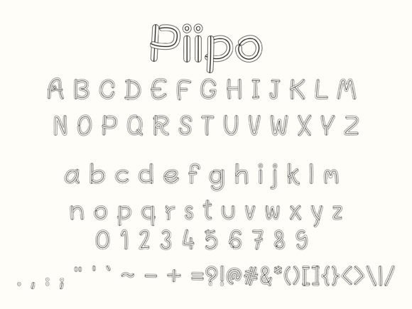 Piipo: The Playful Display Font for Marketers