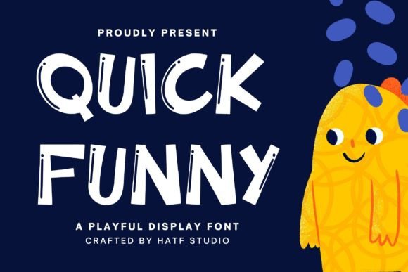 Quick Funny: A Playful Display Font for Campaigns