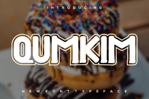 Qumkim: A Playful Display Font for Modern Editorial Design