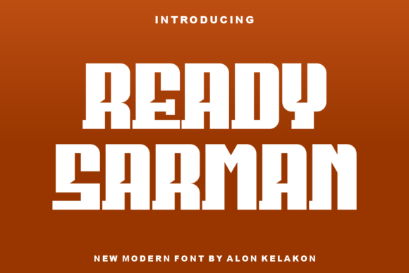 Ready Sarman: The Modern Display Font for Campaigns
