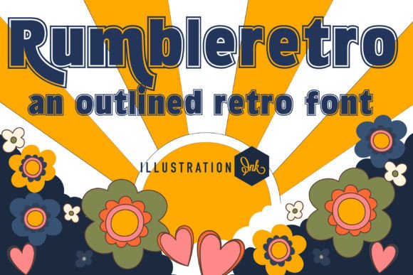 Rumbleretro: A Retro Sans Serif Display Font for Modern Editors