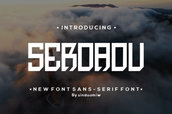 Serdadu: A Futuristic Display Font for Web Design