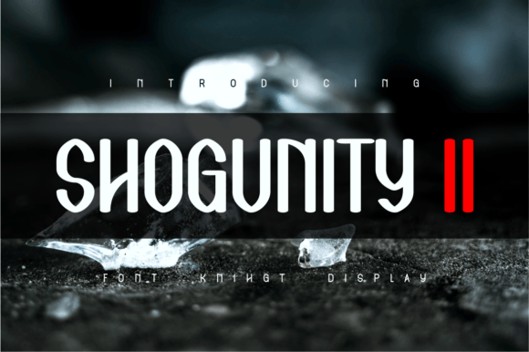 Shogunity Ii: A Modern Display Font for Campaigns