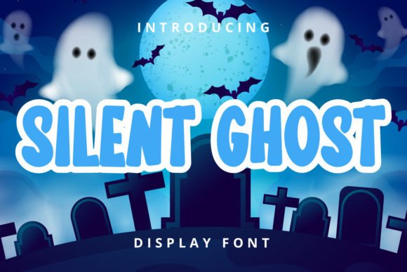 Silent Ghost: A Playful Display Font for Campaigns