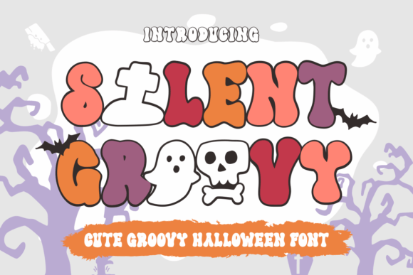 Silent Groovy: A Spooky Display Font for Your Brand