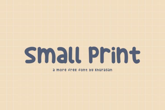 Small Print: A Modern Display Font for Business Branding
