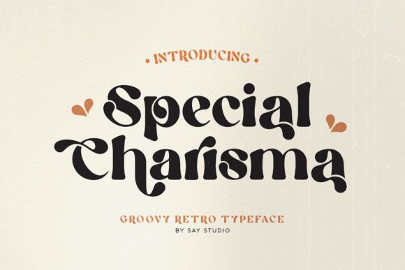 Special Charisma: A Vintage Display Font for Modern Web Design