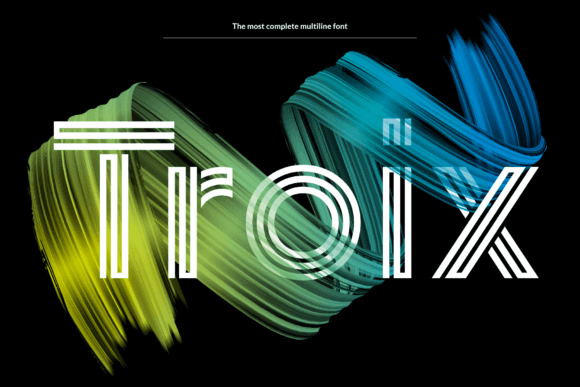Troix: A Premium Display Font for Editorial Design